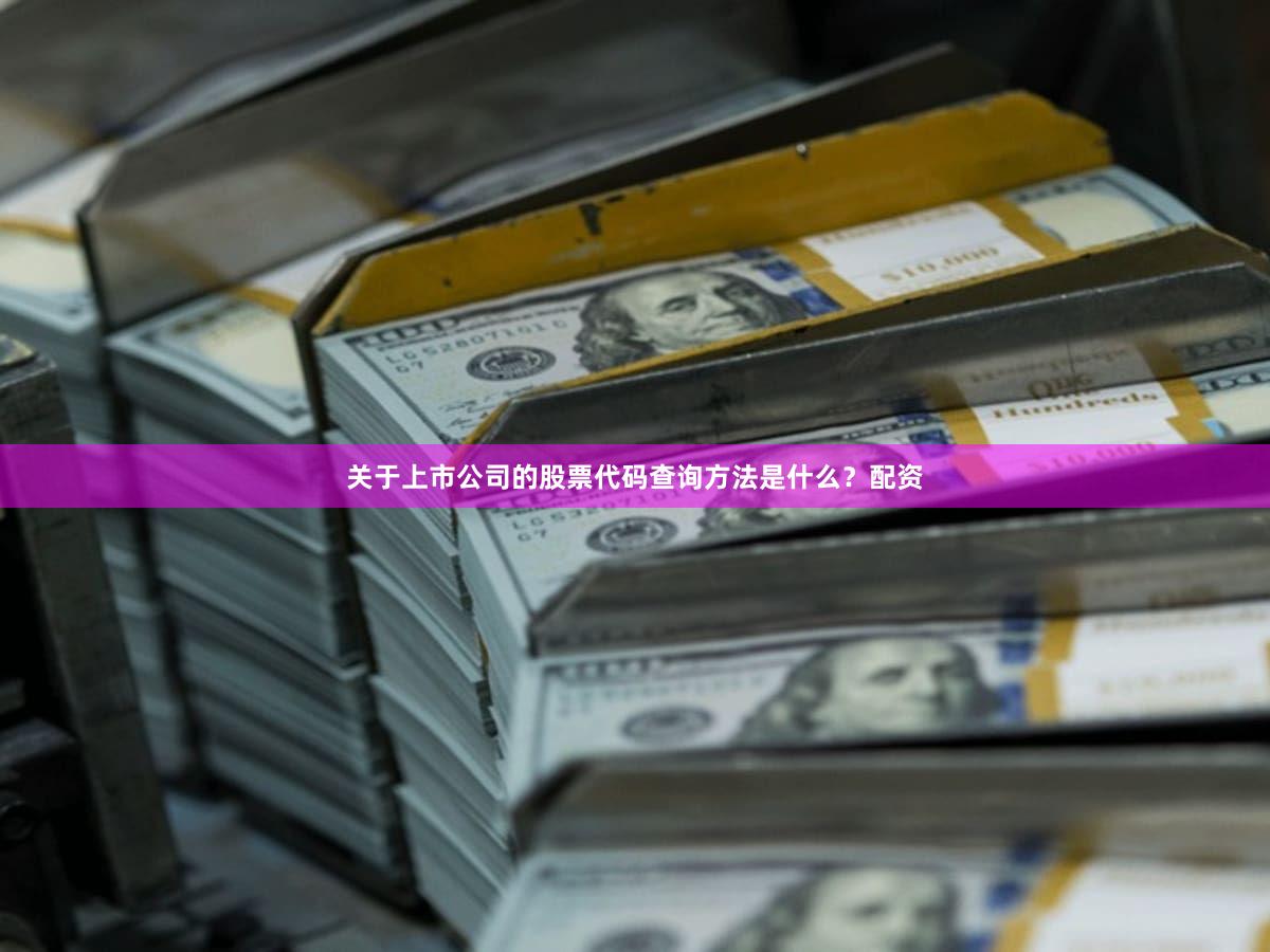 关于上市公司的股票代码查询方法是什么？配资