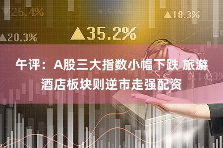 午评：A股三大指数小幅下跌 旅游酒店板块则逆市走强配资