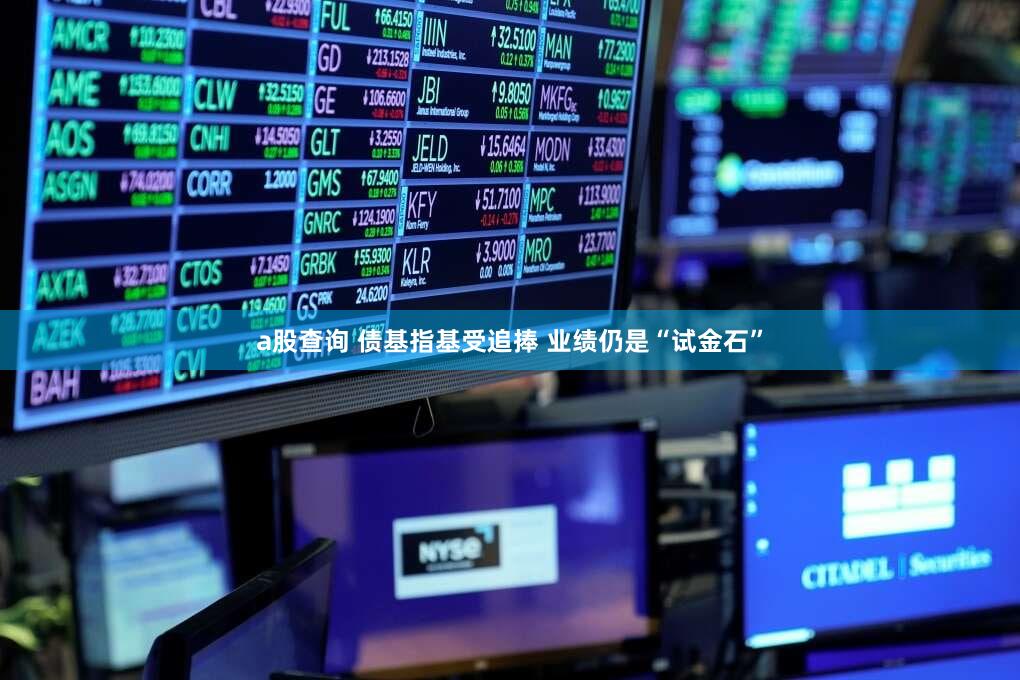 a股查询 债基指基受追捧 业绩仍是“试金石”
