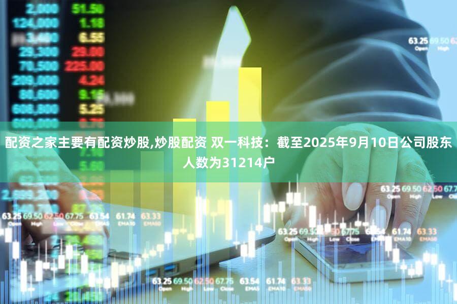 配资之家主要有配资炒股,炒股配资 双一科技：截至2025年9月10日公司股东人数为31214户