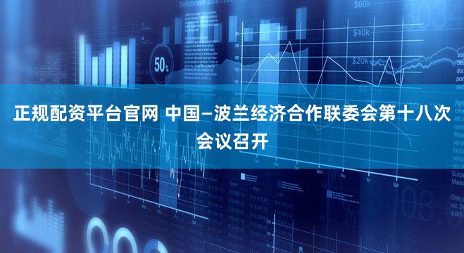 正规配资平台官网 中国—波兰经济合作联委会第十八次会议召开